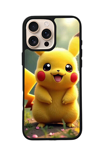 Aksel Kılıf طباعة متوافقة مع Apple iPhone 14 Pro Max، أسود غير لامع، سيليكون ...