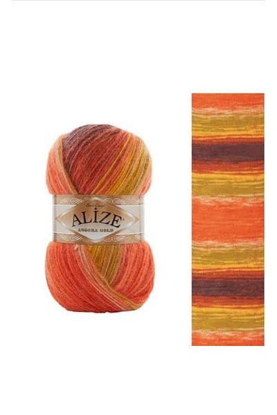 Alize Angora Gold Batik 8015 - 20% μαλλί 80% ακρυλικό