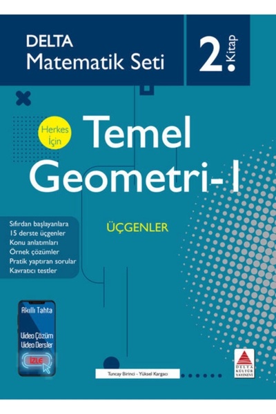 Delta Kültür Yayınevi Matematik Seti 2.kitap Herkes Için Temel Geometri 1 Tun...