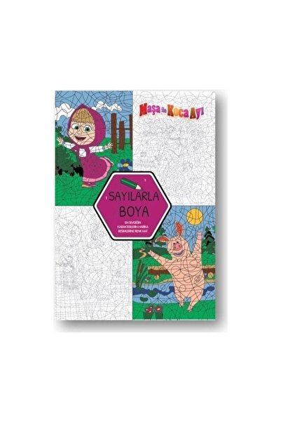 Doğan Egmont MAŞA İLE KOCA AYI SAYILARLA BOYA  DOĞAN EGMONT