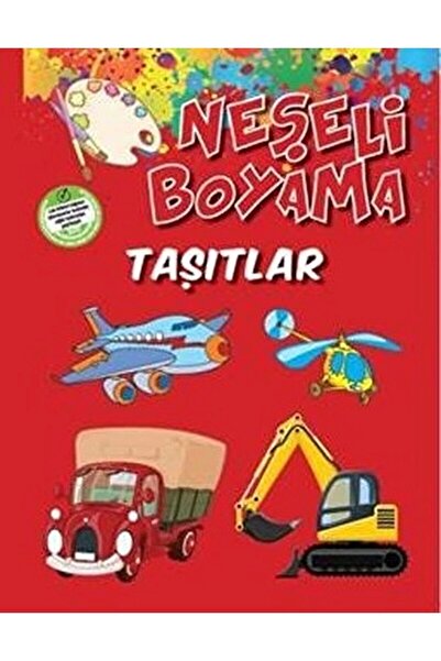 Parıltı Yayınları Cheerful Painting - Vehicles (Watercolor Gift) / Collective...