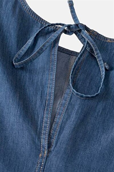 Genel Markalar Benorra Kumaştan İmal Edilen Sırt Bağcıklı Elbise