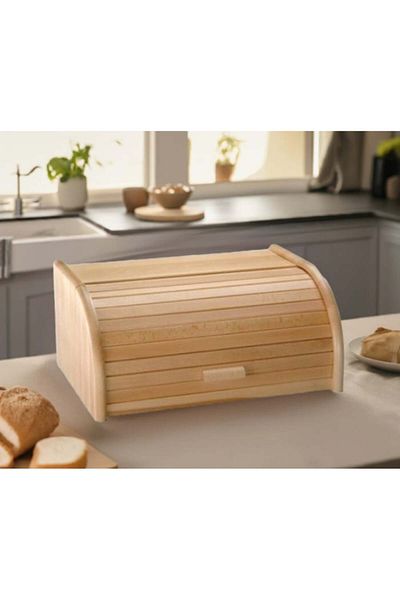 SyaMAG Bread storage box, made of wood, 40x27.5x16.5 cm