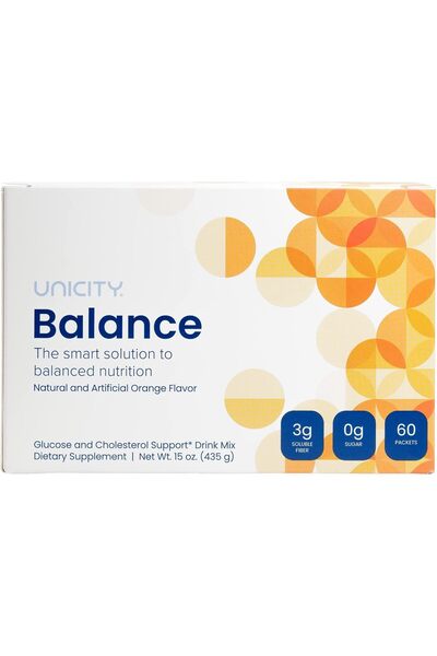 UNICITY بالانس أورانج - يُشعرك بالشبع لفترة أطول عن طريق إبطاء امتصاص الكربوه...