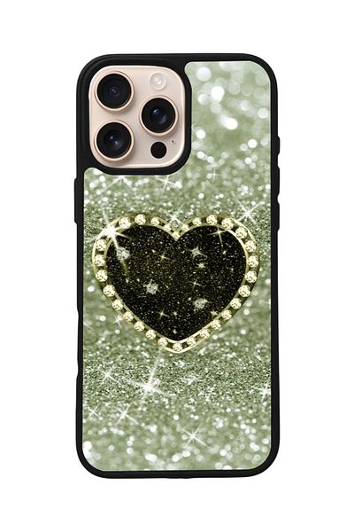 Aksel Kılıf Apple iPhone 16 Pro Compatible Printed, Matte Black, Soft Silicone, Protective, Shock Absorbing Cover, Case