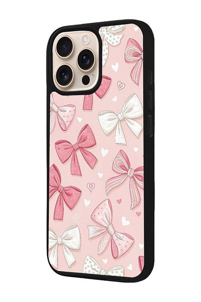 Aksel Kılıf Apple iPhone 16 Pro Compatible Printed, Matte Black, Soft Silicone, Protective, Shock Absorbing Cover, Case