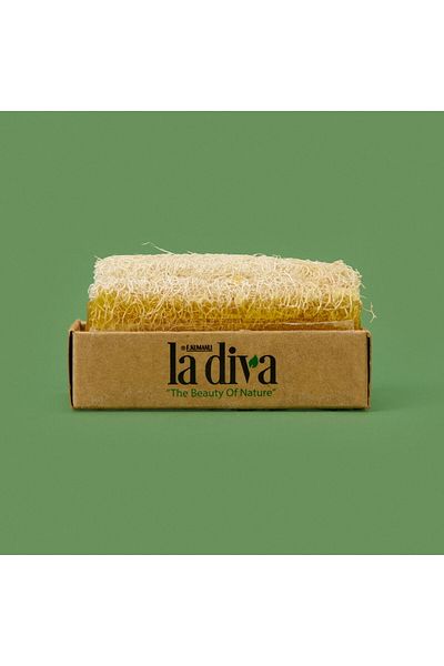 MATMEL Diva Sulphur Pumpkin Fiber Soap - Brown - 130 Gr