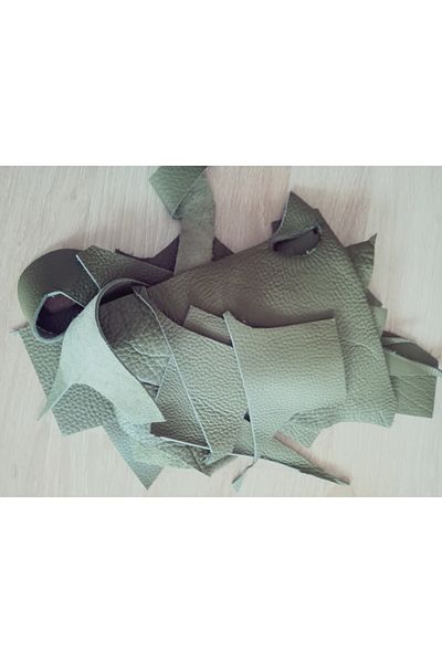 hoaryage Crazy Leather, Thick Genuine Cowhide Leather Pieces Mixed Sizes, Purse Wallet Holder Half Kilo