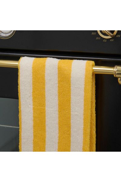 MATMEL Πετσέτα κουζίνας Soft Stribet - Εκρού / Κίτρινο - 40x66 cm