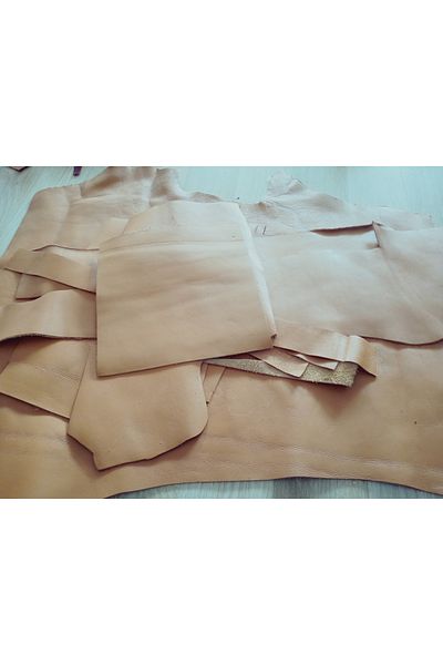 hoaryage Crazy Leather, Thick Genuine Leather Pieces Mixed Sizes, Purse Wallet Holder Half Kilo