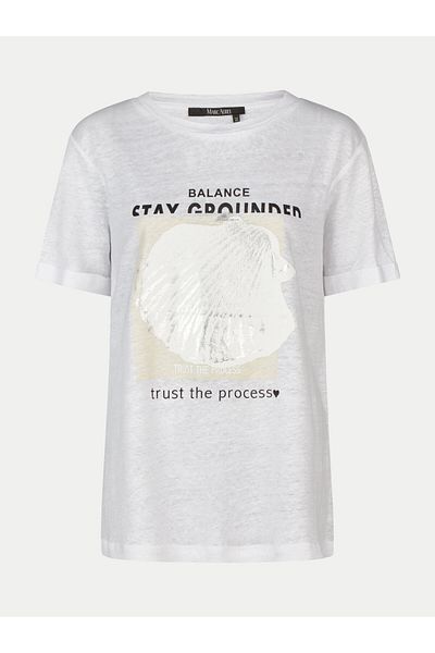 Marc Aurel Women's T-Shirt 7551 7000 73730 White