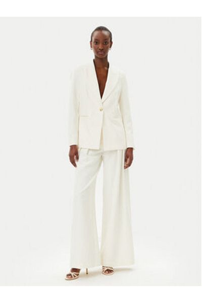 MARYLEY Pantaloni din material textil pentru femei 25EB579/43VA Ecru