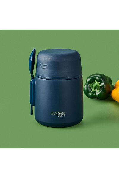 MATMEL Kitchen Food Thermos - Navy Blue - 500 ml