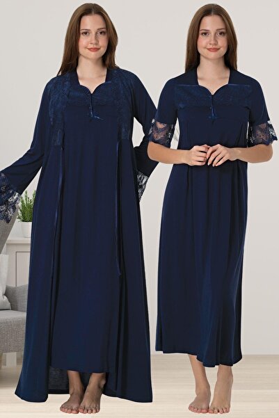 by İGP Set cămașă de noapte de maternitate pentru gravide cu halat