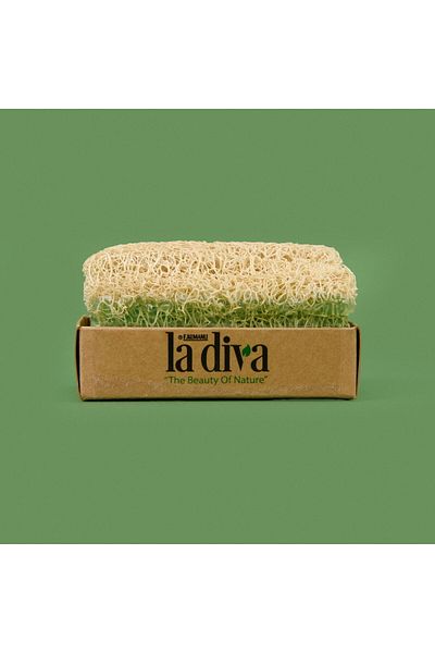 MATMEL Diva Aloe Vera Pumpkin Fiber Soap - Green - 130 Gr