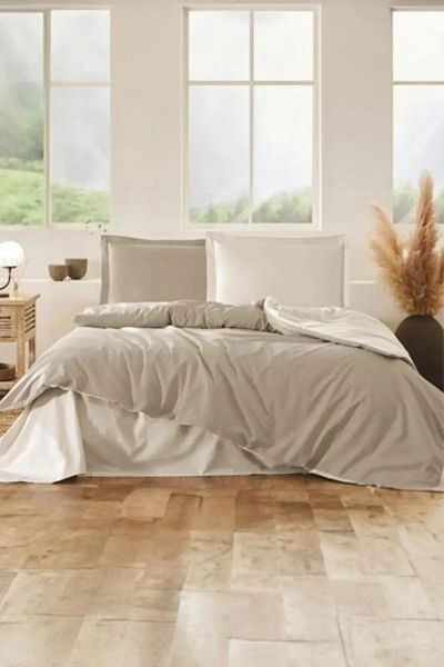 Özdilek Colourist Sand Beige-Vanilla Single Pique Set