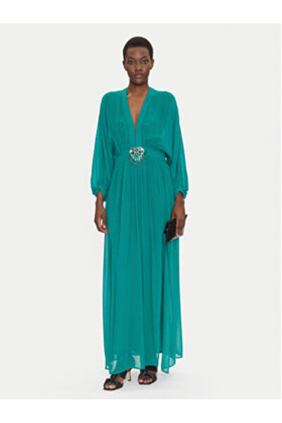 Luisa Spagnoli Rochie de seară pentru femei 541815 PAIOLO Verde
