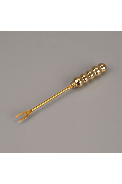 ASPARTAM 6-Piece Fruit Fork - Gold
