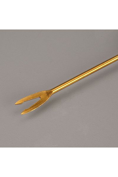 ASPARTAM 6-Piece Fruit Fork - Gold