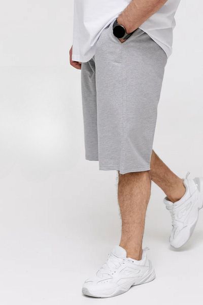 vladivosto Capri Plus Size Oversized Fit Oversize Baggy Extra Loose Bermuda Shorts Black Gray