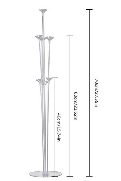 Atölye Mi Balloon Stand 7-Piece Desktop Balloon Holder 7-Piece Stand