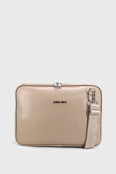 LUNABLU 13-14" Inch Waterproof Fabric Featured MacBook Air-Pro Briefcase Notebook Laptop Crossbody Bag