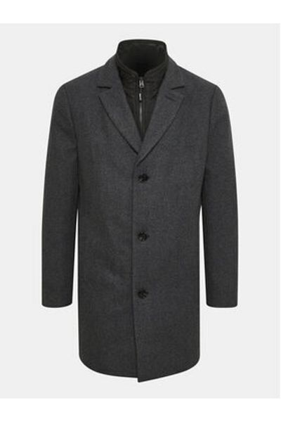 Matinique Men's Wool Coat 30206267 Gray