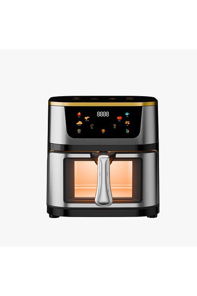 HTH Air Fryer, extra large capacity 12L 2400W,one touch LCD panel