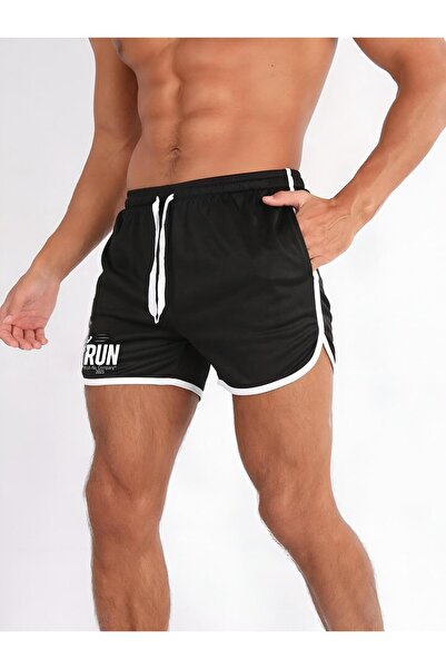 NewCabin Yeni Sezon Premium Petek Kumaş Spor GYM Antreman Şortu