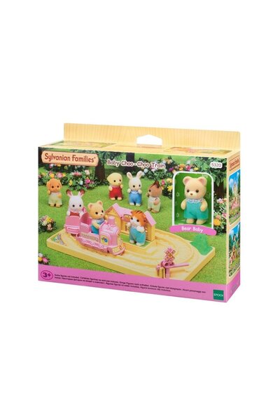 NEWBRENDHOME ألعاب تعليمية 5320 سيلفانيان فاميليز تشوف تشوف ترين - الشخصيات تباع بشكل منفصل +3 سنوات للفتيات