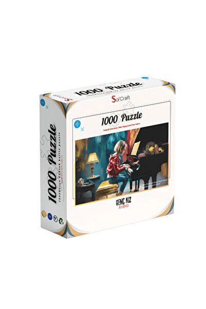 Soi Craft 1000 Parça Puzzle Genç Kız Piyano