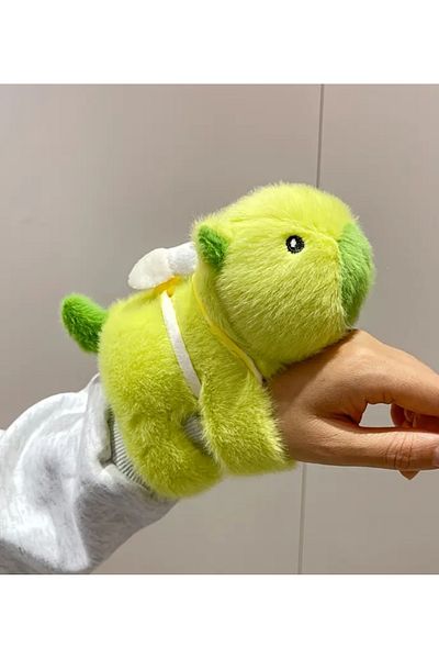 CEYA Kapibara Green Plush Bracelet Car Accessory