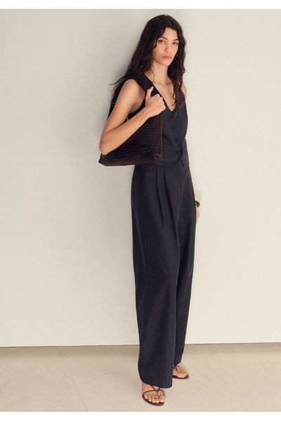 MANGO TROUSERS HONEY