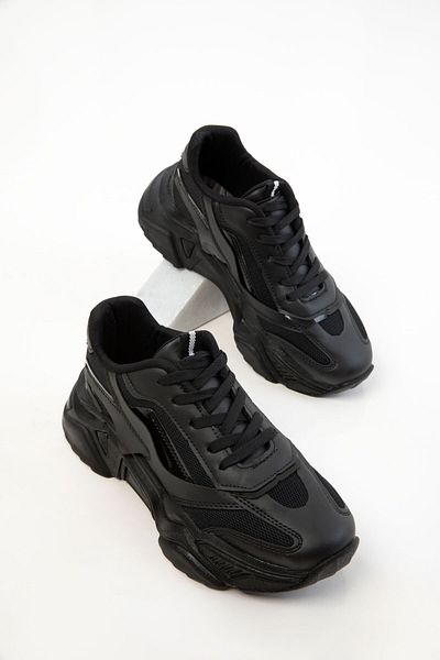 SOHO Black-Black Women's Snekaer 20609