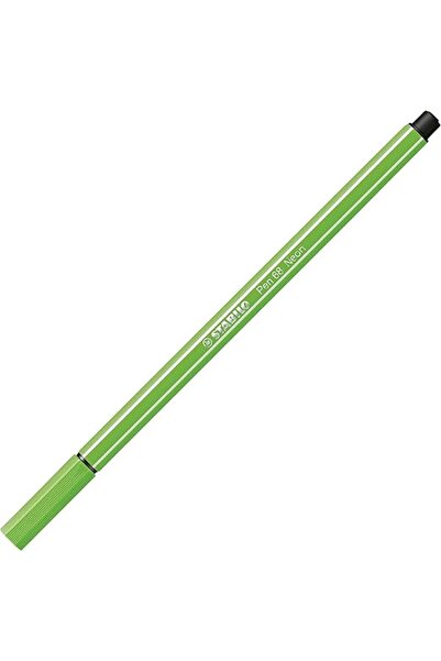 Stabilo - Felt Tip Crayon - Pen 68 - Fluorescent Green