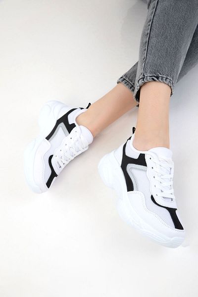 SOHO White-Black Women's Sneaker 20610