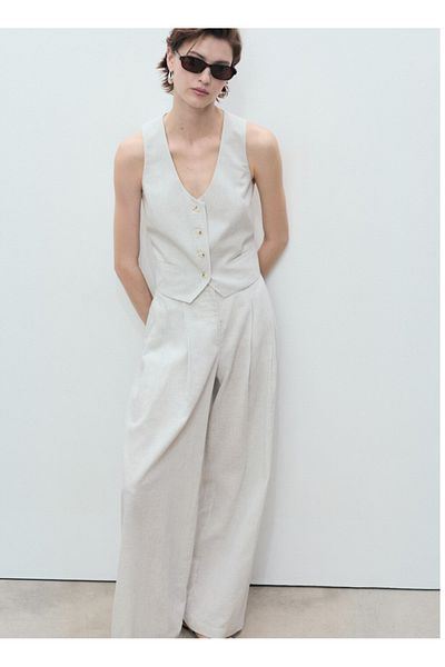 MANGO WAISTCOAT HONEY