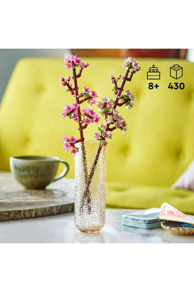LEGO ®   Botanicals Cherry Blossoms 40725 - 8+ Flower Model Making Set (430 Pieces)