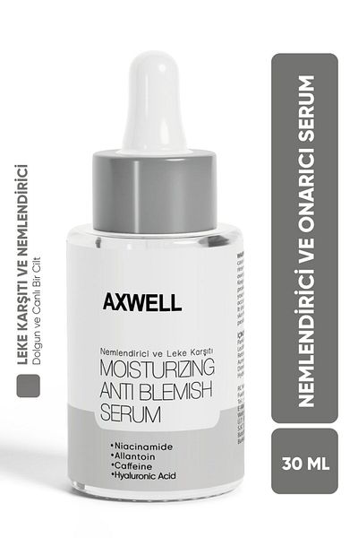 AXWELL Moisturizing Revitalizing Anti-Blemish Skin Serum Hyaluronic Acid & Peptide Serum