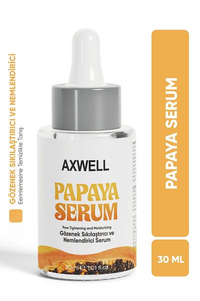 AXWELL Pore Firming & Moisturizing & Brightening Skin Serum with Papaya Extract