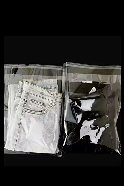 SOFT Premiun 50 Adet 35x50 Cm Şeffaf Yapışkanlı Çeyiz Poşeti Jelatin Poşet