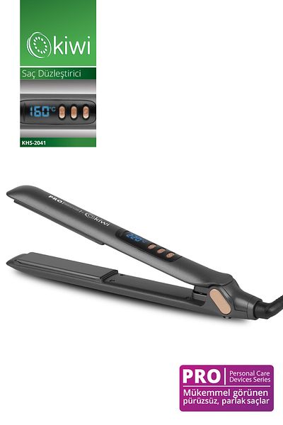 Kiwi Khs-2041 Hair Straightener with Digital Display and Fast Heat Adjustment
