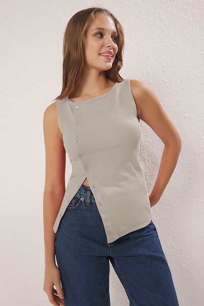 Trendyol Collection Stone Knitted Blouse Twoss25Bz00394