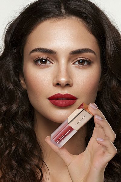 Trendyolmilla Beauty 8 órás tartós ajakszáradásmentes folyékony matt ajakrúzs Candy Apple-102 TKZAW25RJ00000
