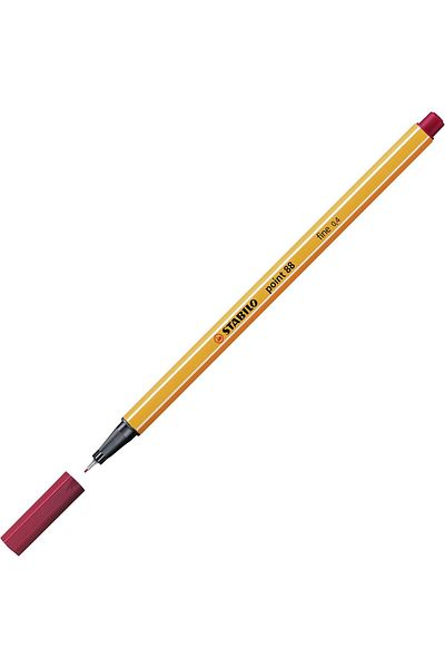 Stabilo - Fine Felt Tip Pen - Point 88 - Dark Red