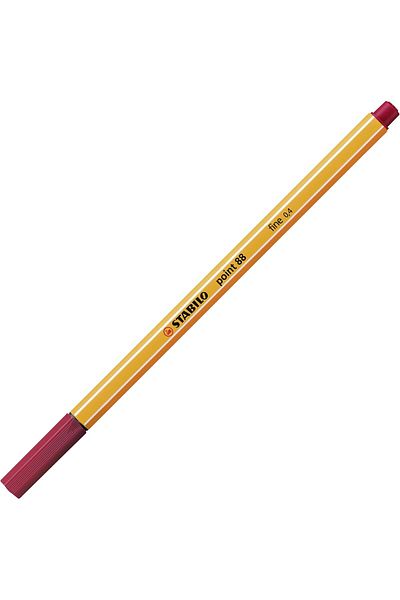 Stabilo - Fine Felt Tip Pen - Point 88 - Dark Red