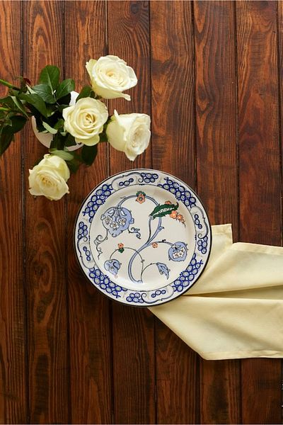 Karaca Iznik Bird Service Plate 26 cm
