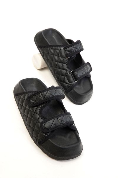 SOHO Black Women's Slippers 20651
