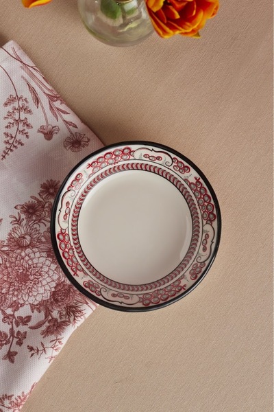 Karaca x Ömür Akkor İznik Lal Çerezlik 14 cm