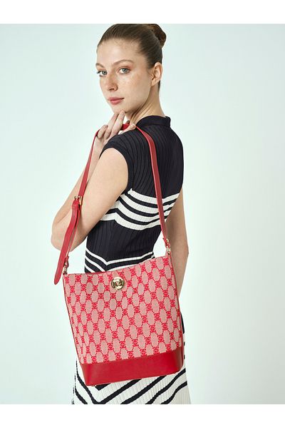 Pierre Cardin Red Women's Shoulder Bag 05Po25Y1899